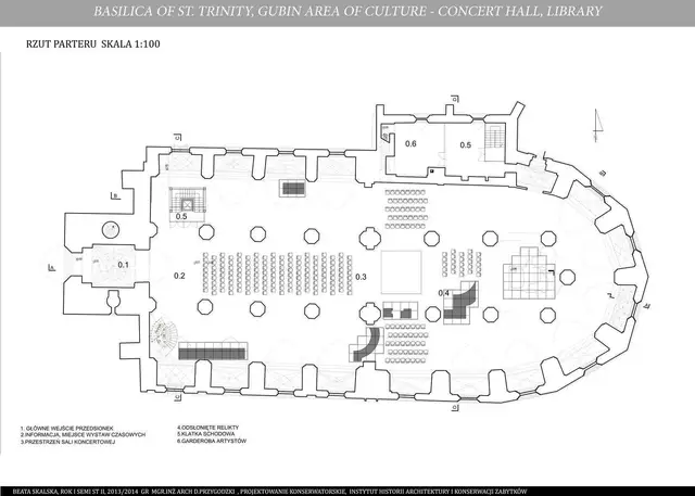 Adaptation of the Gubin parish church — Architectural design — image 3