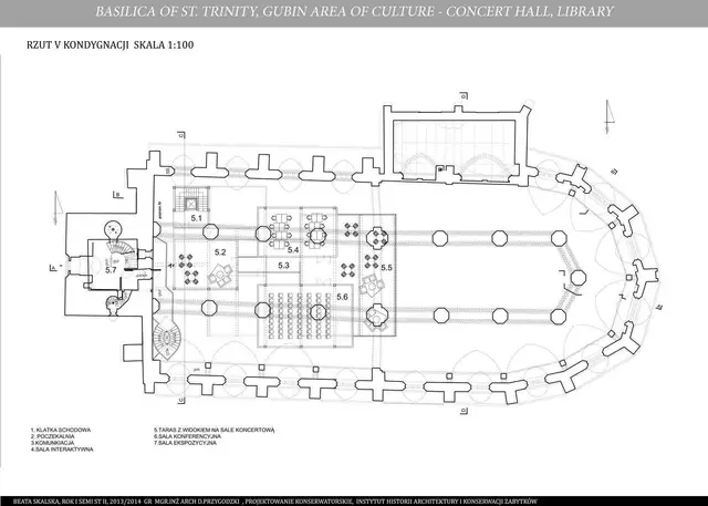 Adaptation of the Gubin parish church — Architectural design — image 4