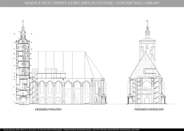 Adaptation of the Gubin parish church — Architectural design — image 5