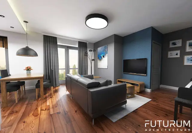 Apartment, Wiślane Tarasy, part II — Kraków — image 69