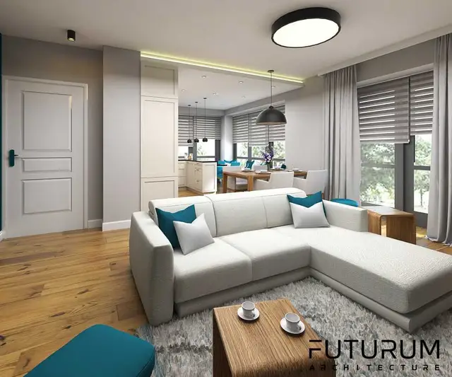 Apartment, Wiślane Tarasy, part II — Kraków — image 76