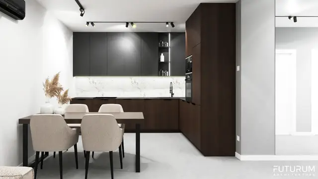 Modern apartment, Wiślane Tarasy — Kraków — image 3