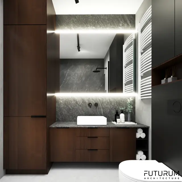 Modern apartment, Wiślane Tarasy — Kraków — image 7