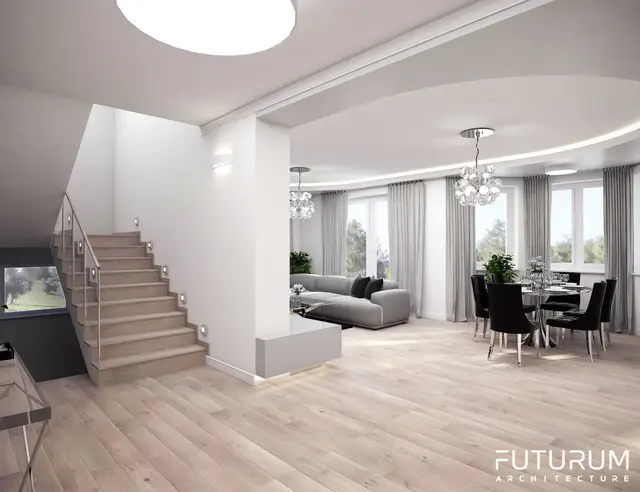 House in Sierakowice — Glamour style — image 11
