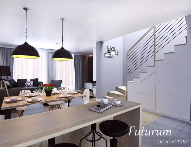 Terraced house, Pruszków — Modern style — image 6